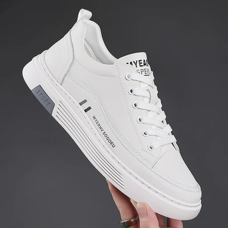 Casual Sport – Comfort Athletic Sneakers - White - 40