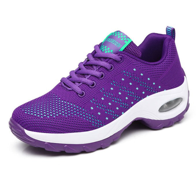 Air Fashion – Comfort Sneakers - Gray/Pink - 38
