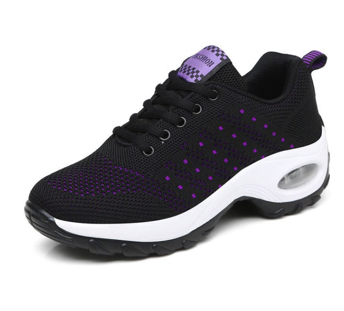 Air Fashion – Comfort Sneakers - Gray/Pink - 35
