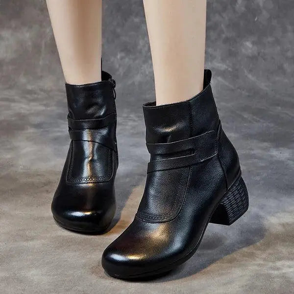Velutto – Women's Comfort Boots - Black - 36