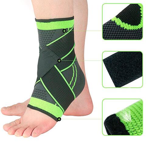 Adjustable Ankle Support - Orange - M
