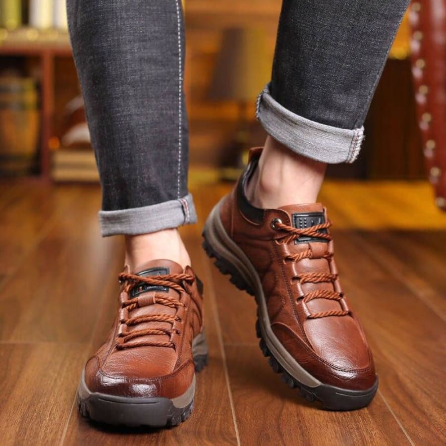 Chronos – Comfort Sneakers - Brown - 42