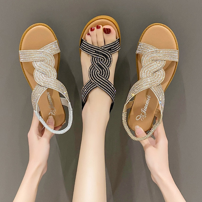 Jasmine – Women's Comfort Sandals - Gold - 42