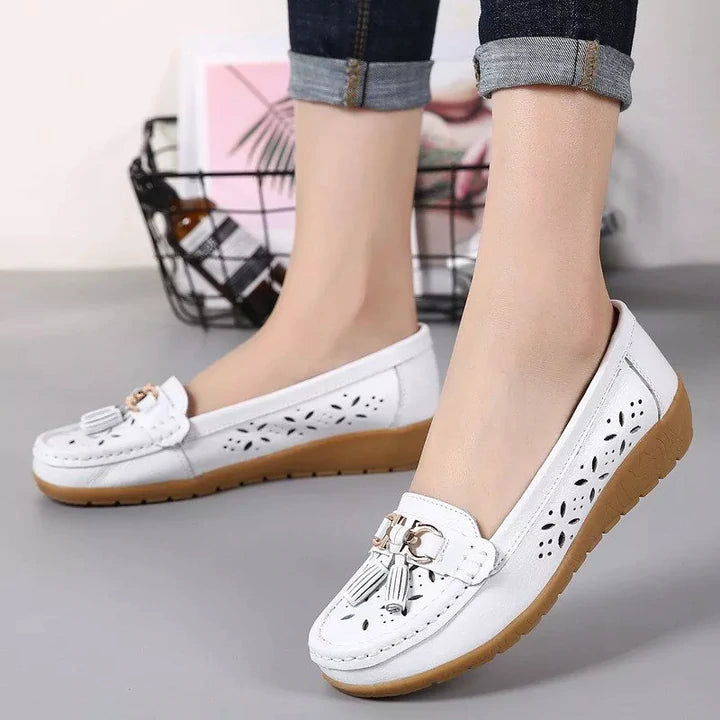 Lady – Women's Comfort Loafers - White - 36
