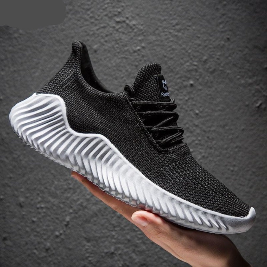 Mesh – Comfort Sneakers - Black - 42
