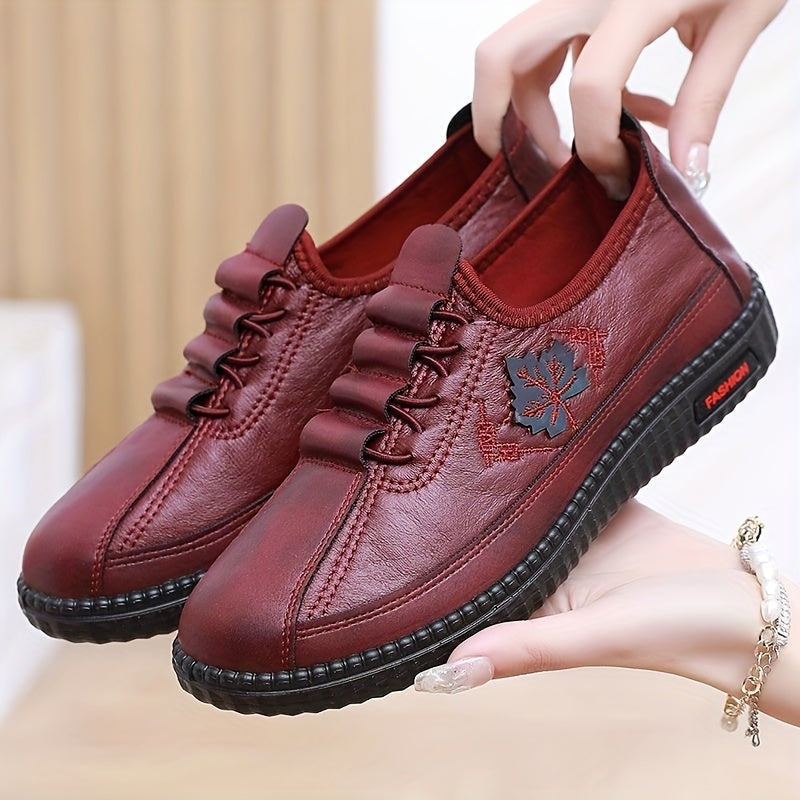 Maple – Comfort Sneakers - Burgundy - 36
