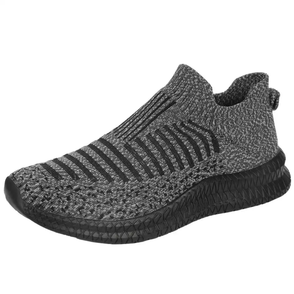 Plus – Men's Comfort Sneakers - Black - 45