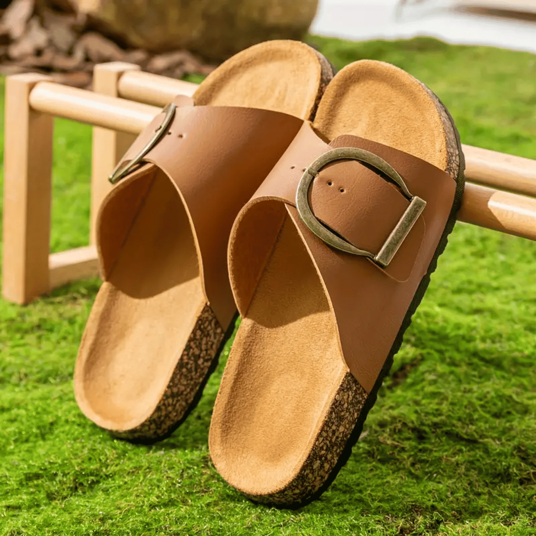 RoseBell – Women's Comfort Sandals - Brown - 36