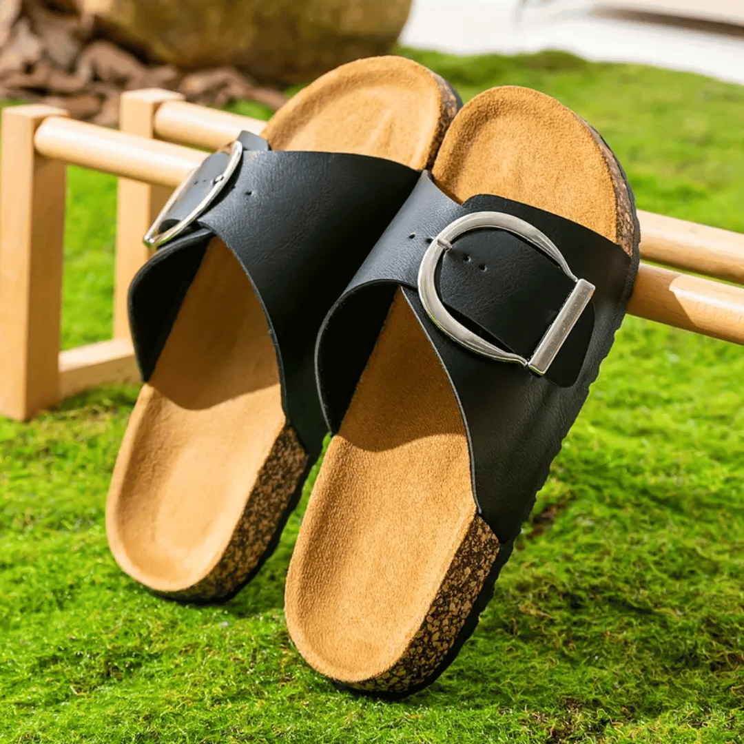 RoseBell – Women's Comfort Sandals - Brown - 37