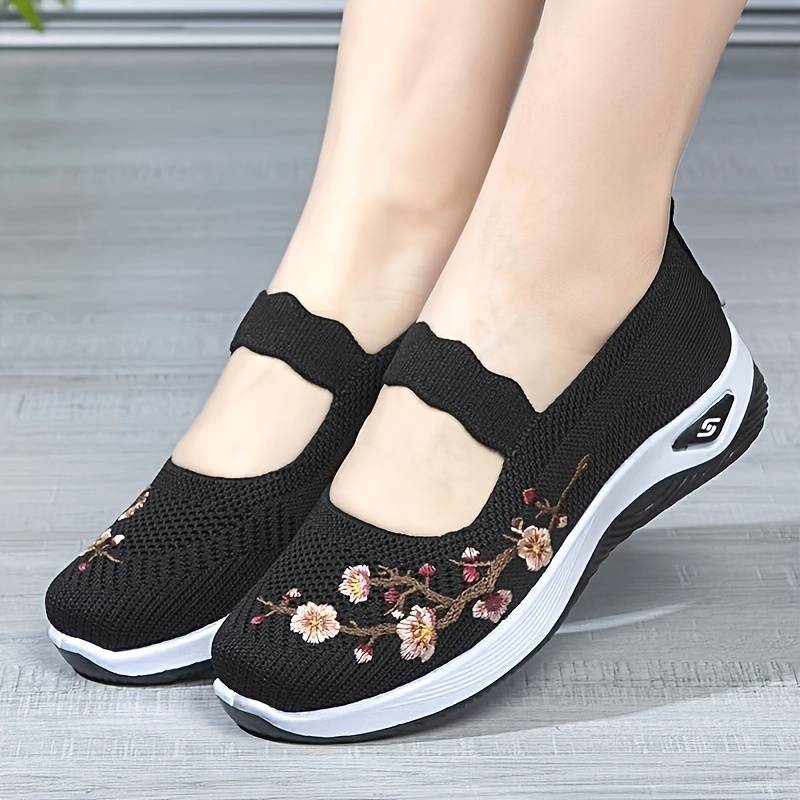 Tênis Feminino Fit Floral Ideal para o Dia a Dia
