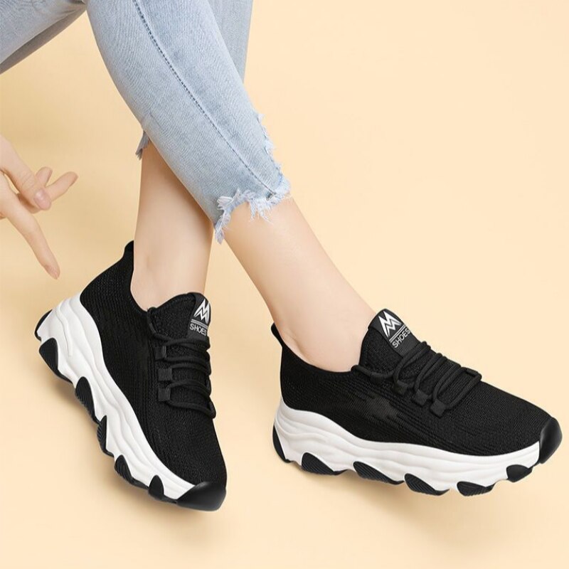 Comfort Wave – Comfort Sneakers - Black - 36