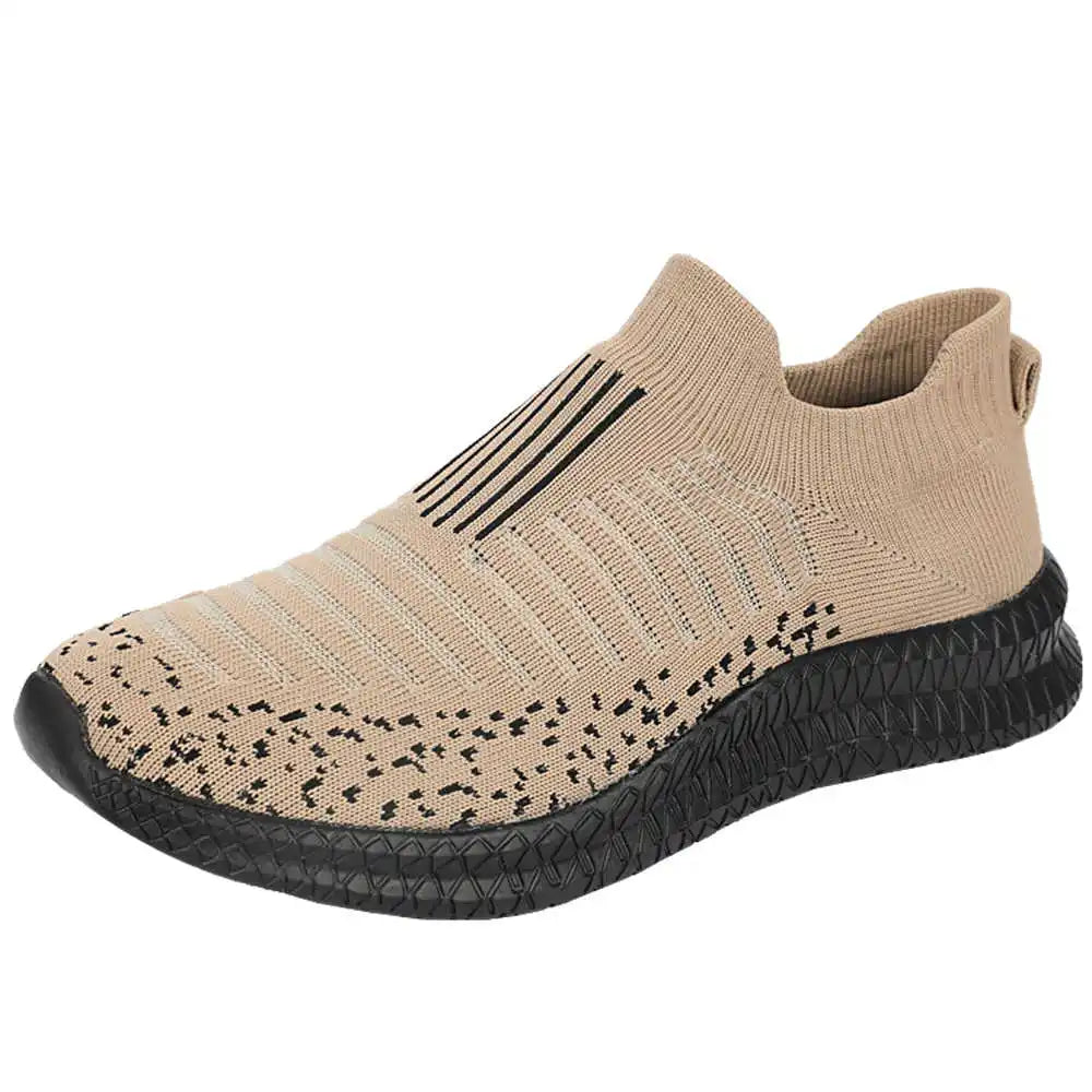 Plus – Men's Comfort Sneakers - Black - 44