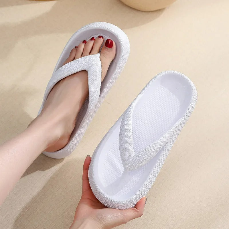 SkyComfort – Women's Comfort Flip-Flops - Gray - 35