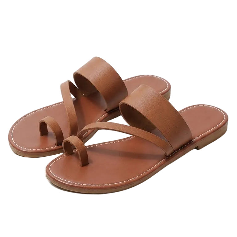 Verano Luxe – Women's Comfort Sandals - Brown - 36