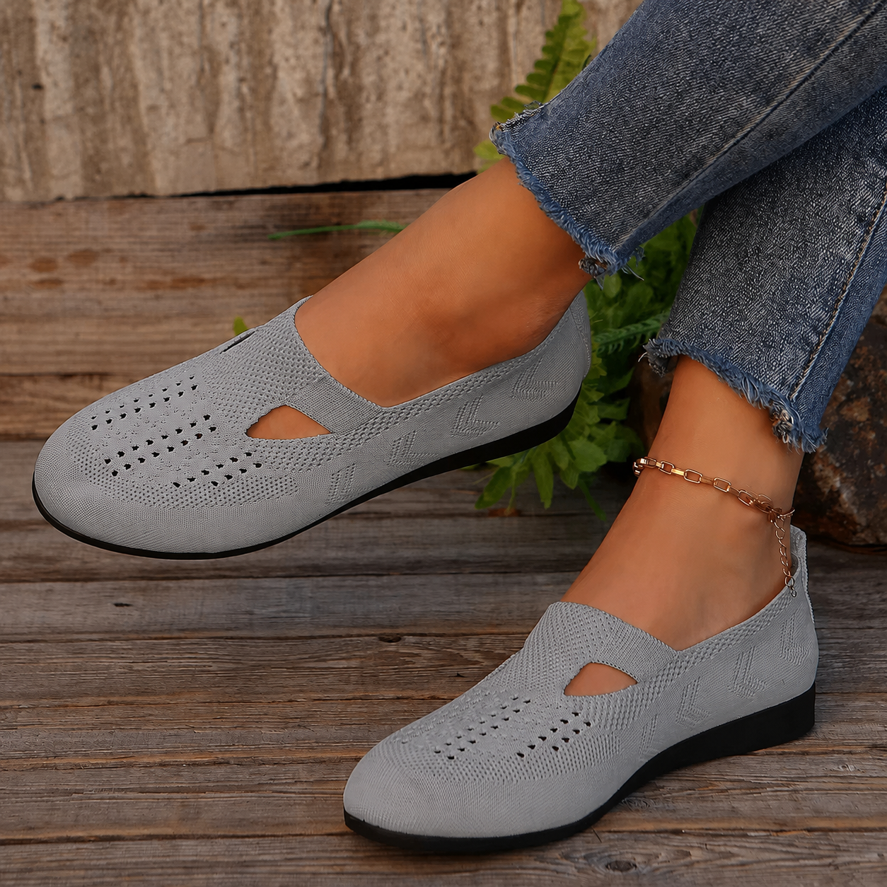 Lis – Women's Comfort Sandals - Gray - 37