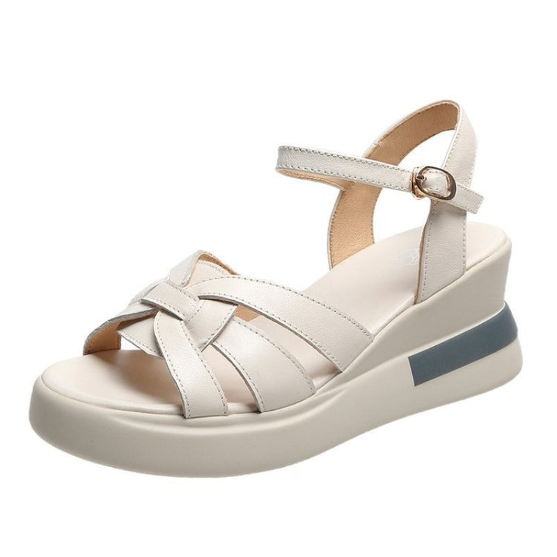 Amelie – Women's Comfort Sandals - Off-White - 33