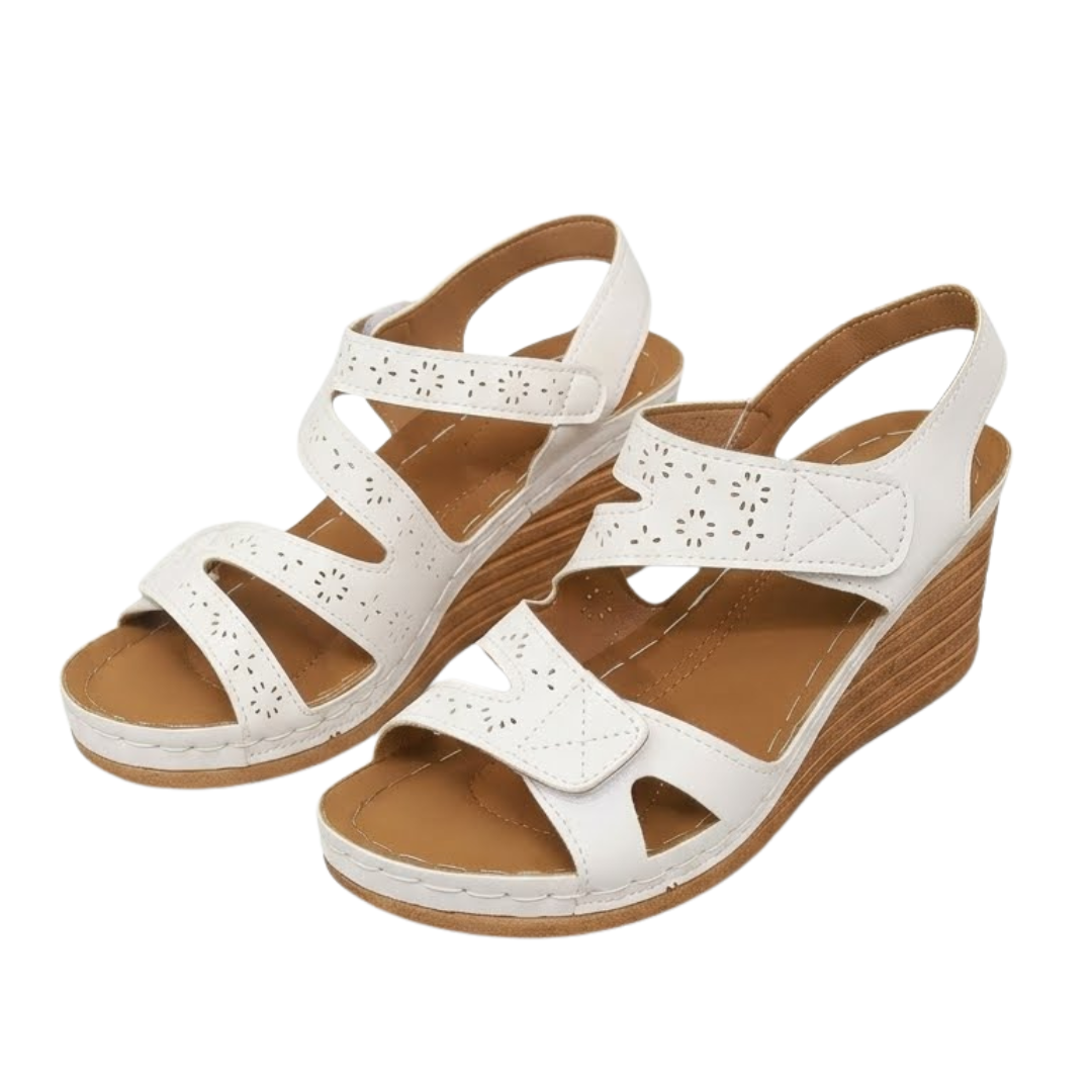 Auria – Women's Comfort Sandals - White - 34
