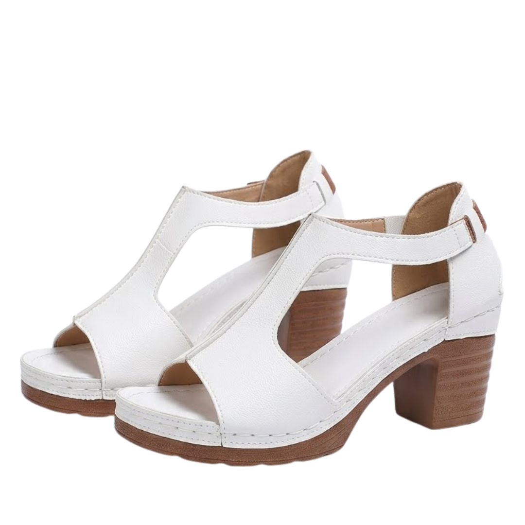 Lucy – Women's Comfort Sandals - White - 36
