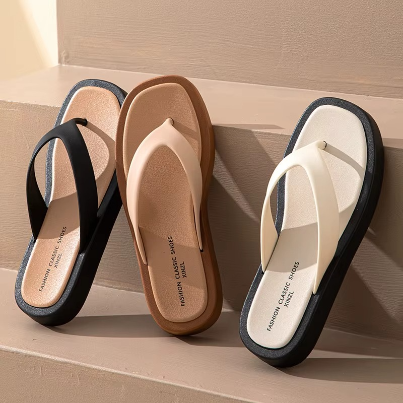 Classic – Women's Flip-Flops - Beige - 37