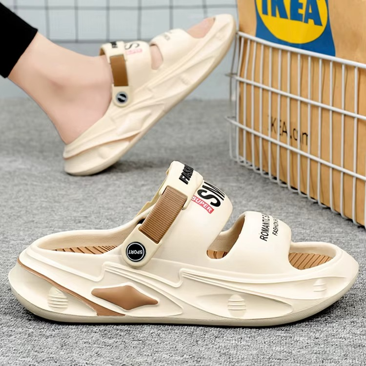 OrthoSmile – Women's Comfort Slides - Beige - 41