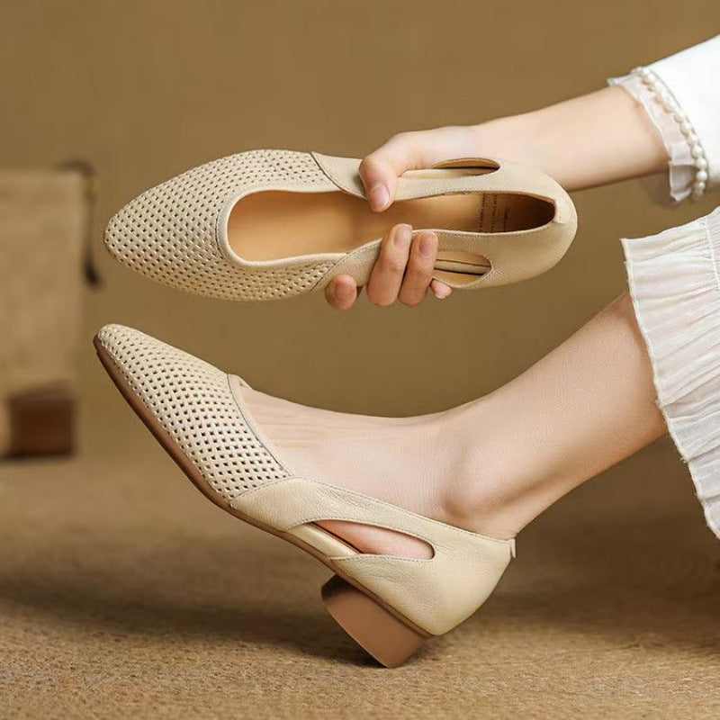 Mia – Comfort Shoes - Beige - 37