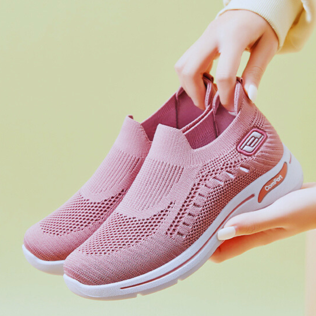 Serena – Women's Comfort Sneakers - Pink - 38