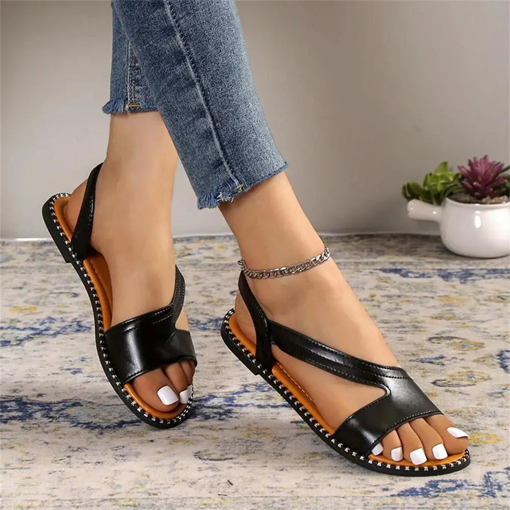 Hera – Women's Comfort Sandals - Black - 38
