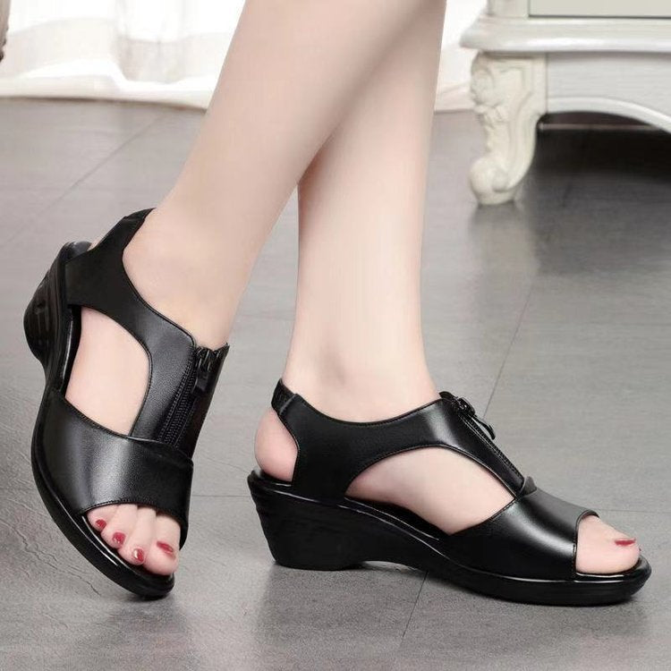 Diva – Women's Comfort Sandals - Black - 38