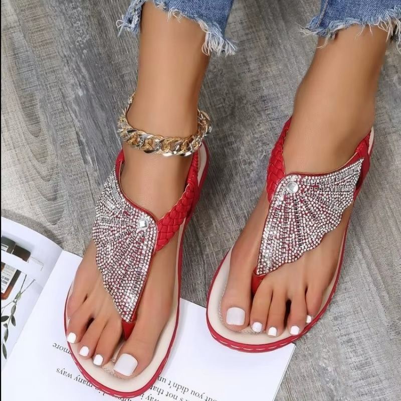 Sandália Feminina Crystal Leve e Confortável