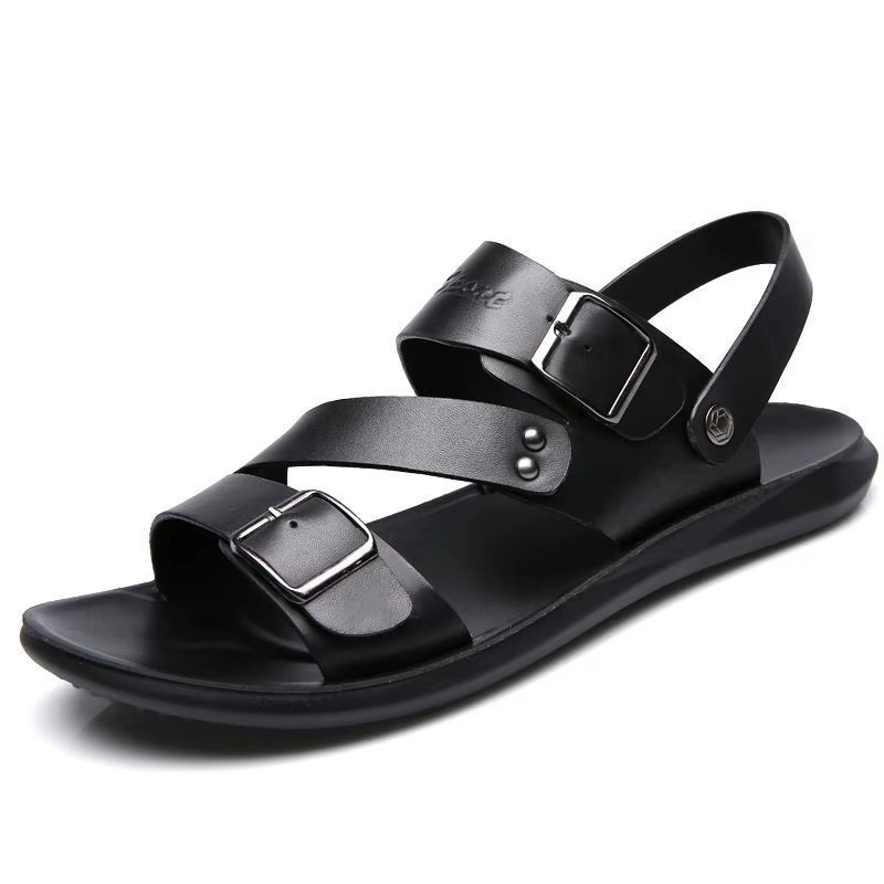 Minos – Women's Comfort Sandals - Black - 36
