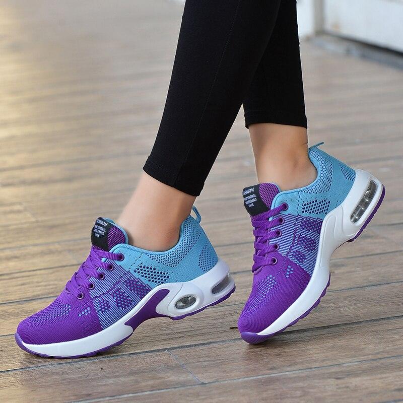 SportAir – Comfort Athletic Sneakers - Gray/Pink - 42