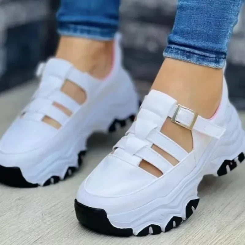 VulcanPro – Women's Comfort Sneakers - White - 37