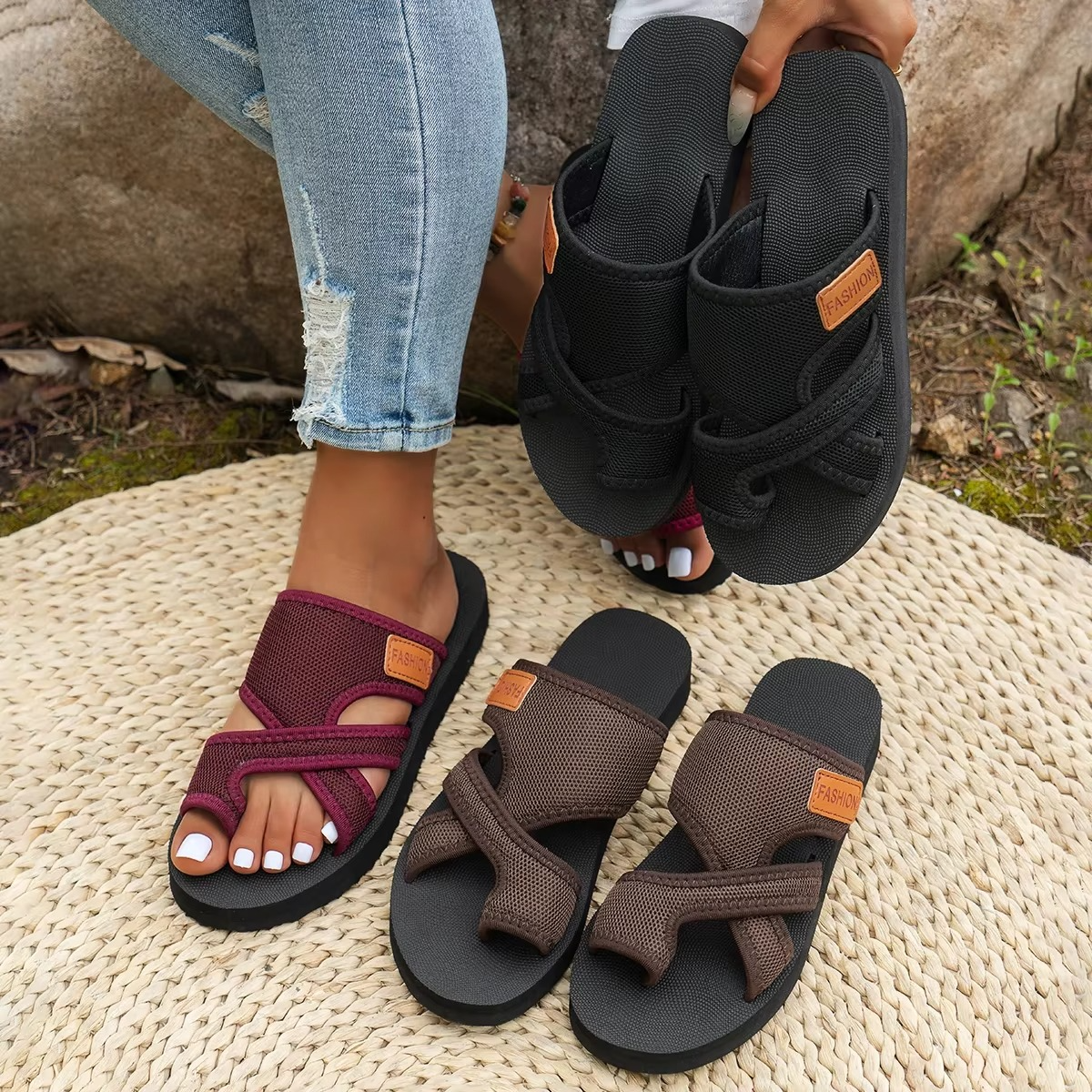 Pure Comfort – Women's Comfort Sandals - Black - 43