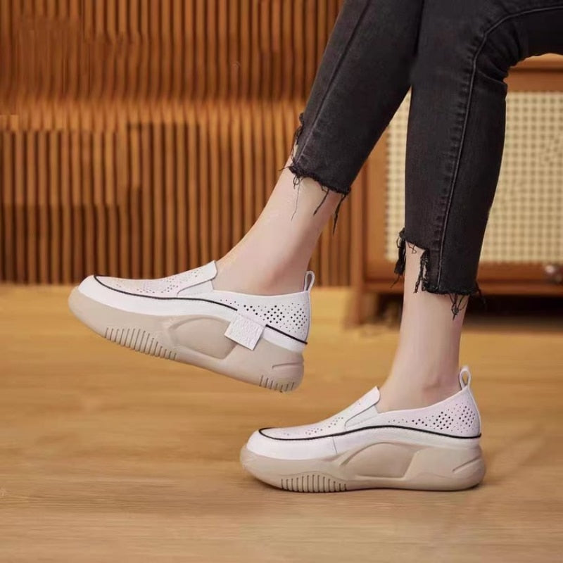 Glamour – Comfort Sneakers - Beige - 36