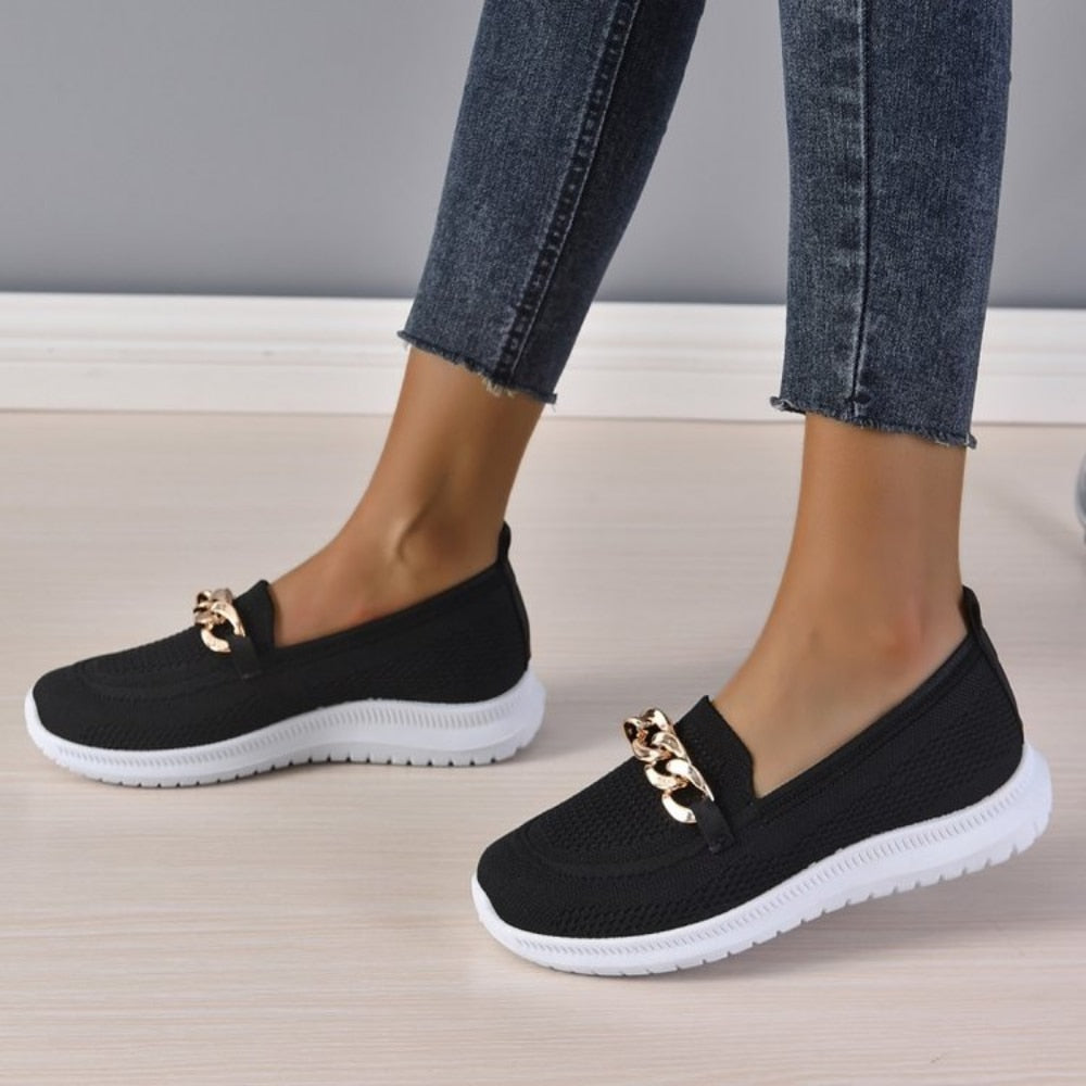 Turin – Women's Comfort Loafers - White - 36