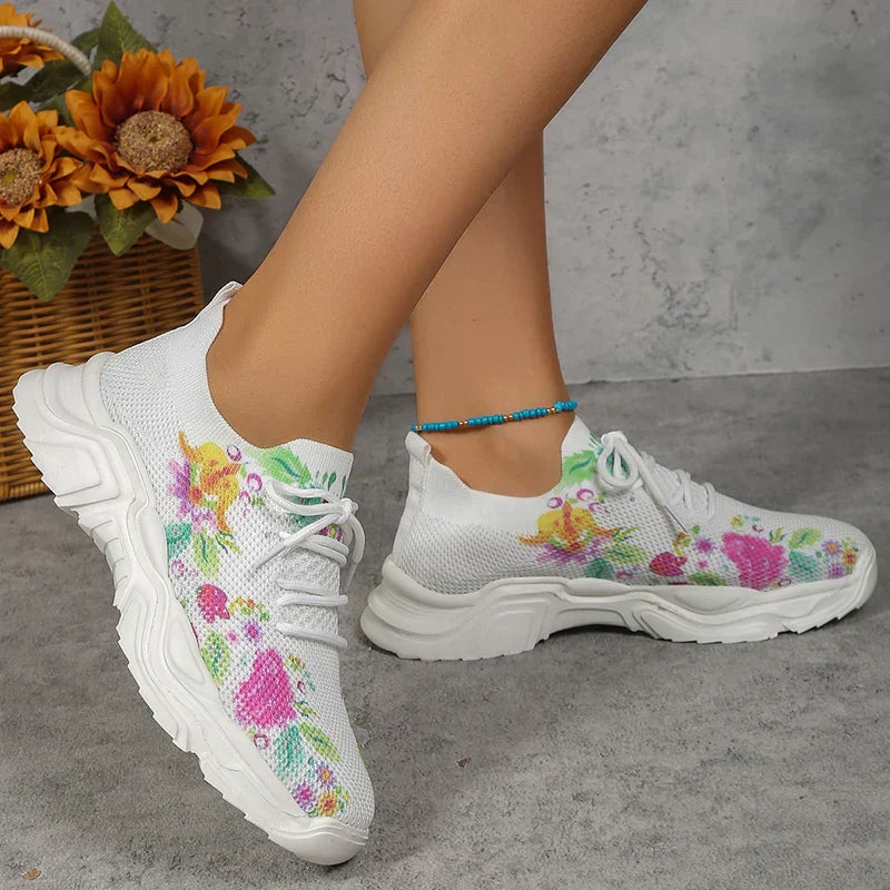 FloralMov – Comfort Sneakers - Multicolor - 39