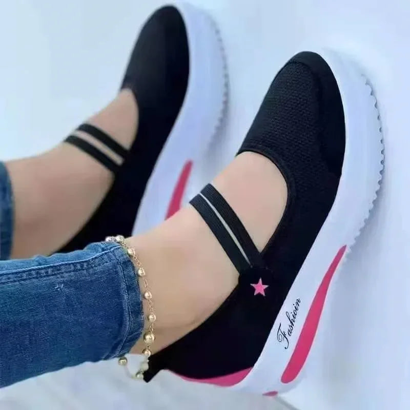 Dreamy Step – Comfort Sneakers - Pink - 38