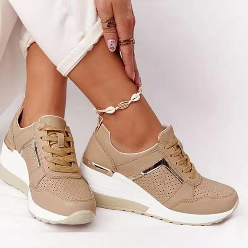 Elegance – Comfort Sneakers - White - 40