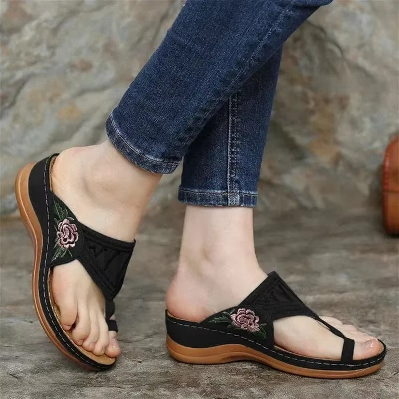 Dutch – Women's Comfort Sandals - Black - 34