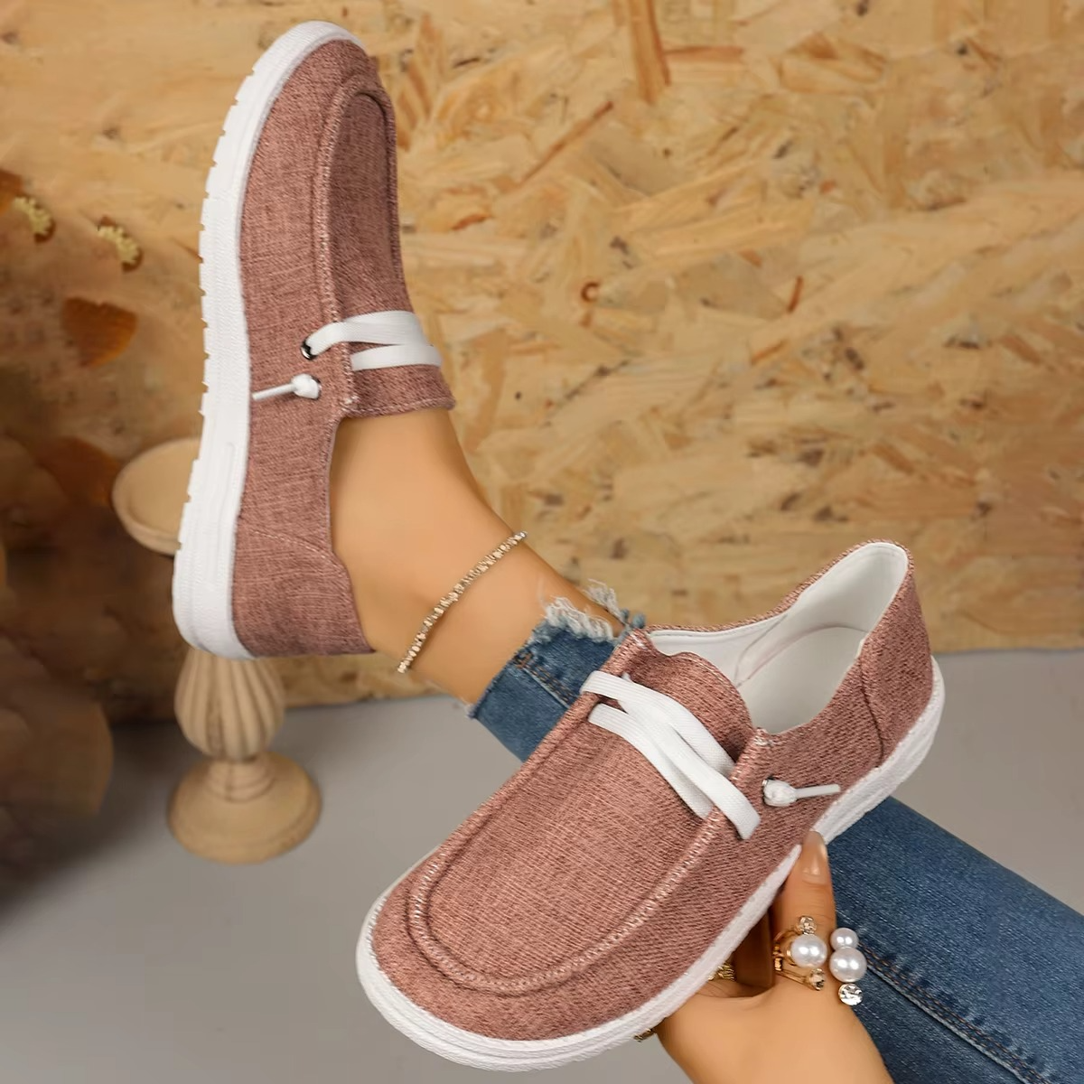 Lya – Comfort Sneakers - Gray - 36