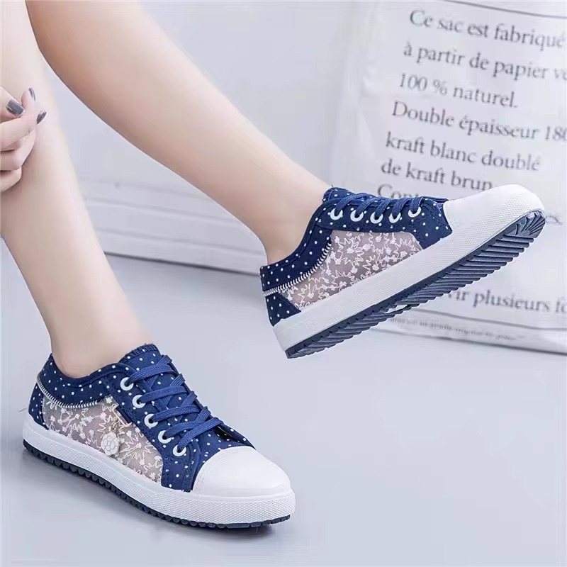 Floratta – Comfort Sneakers - Blue - 37