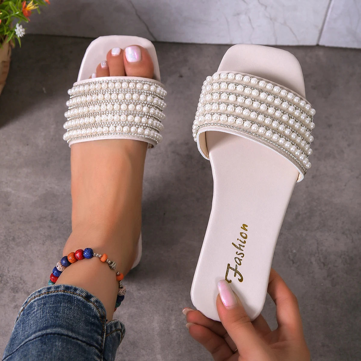 Sandália Feminina Pearl Ideal para o Dia a Dia