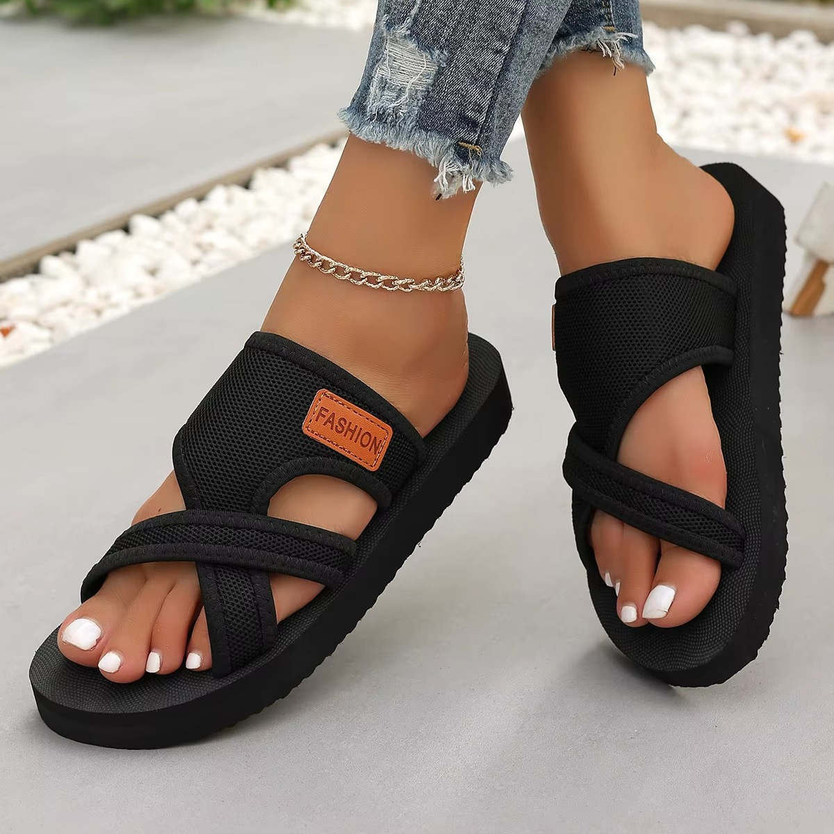 Pure Comfort – Women's Comfort Sandals - Black - 41