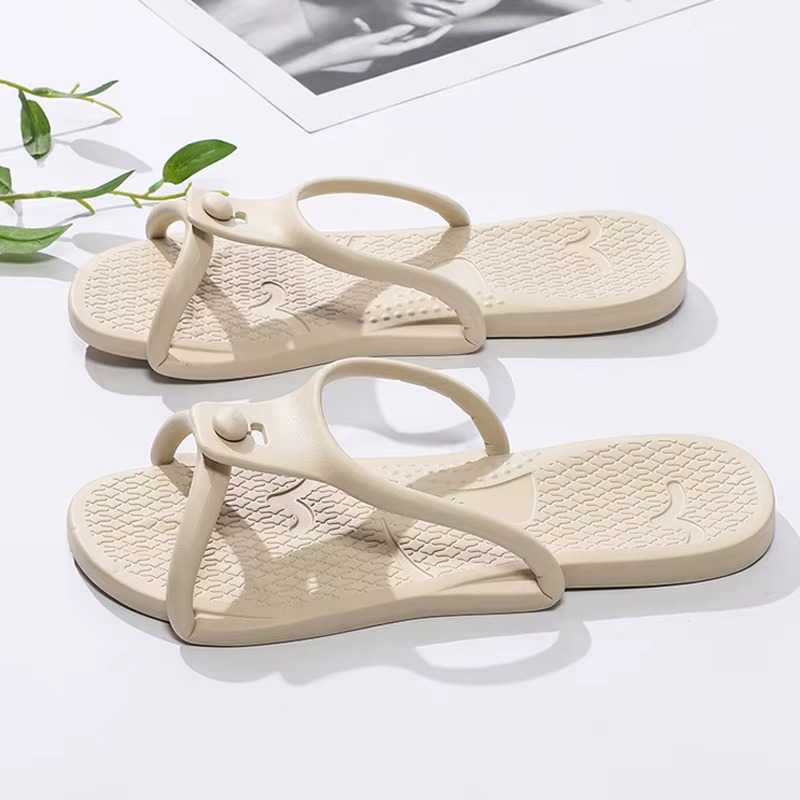 Fresh – Women's Comfort Flip-Flops - Beige - 38