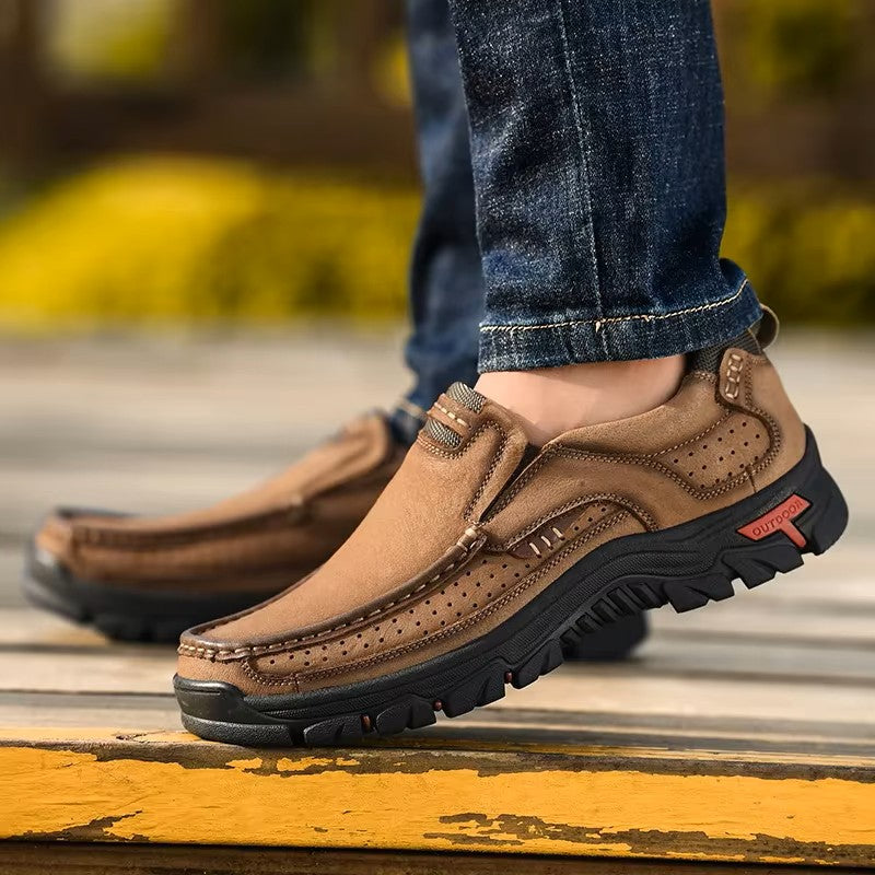 Horus – Comfort Shoes - Dark Brown - 40