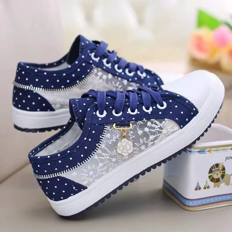 Floratta – Comfort Sneakers - Dark Blue - 37