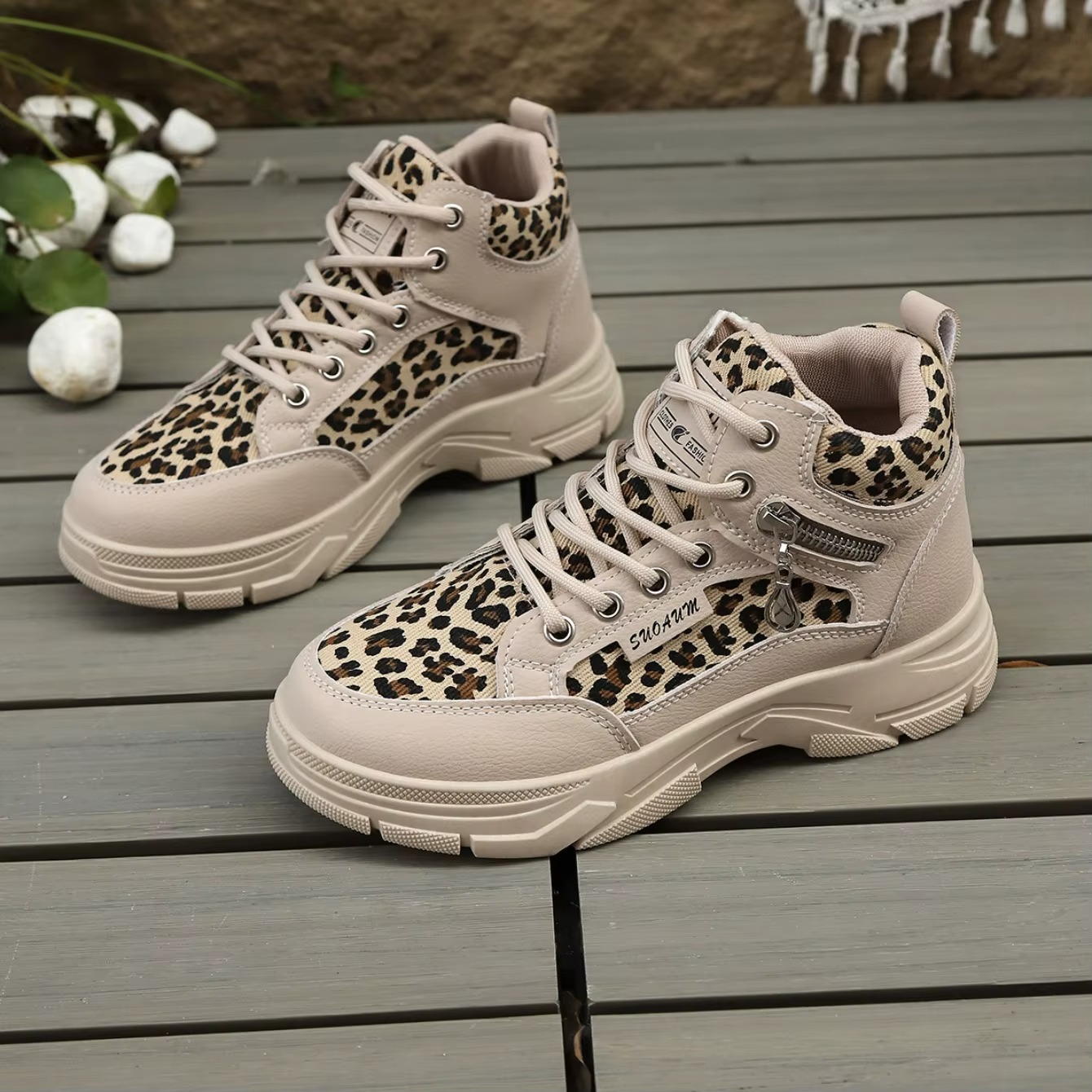 Cheetah – Comfort Sneakers - Leopard Print - 41