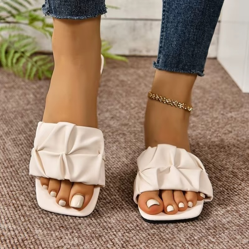 Puffy – Women's Comfort Sandals - White - 36