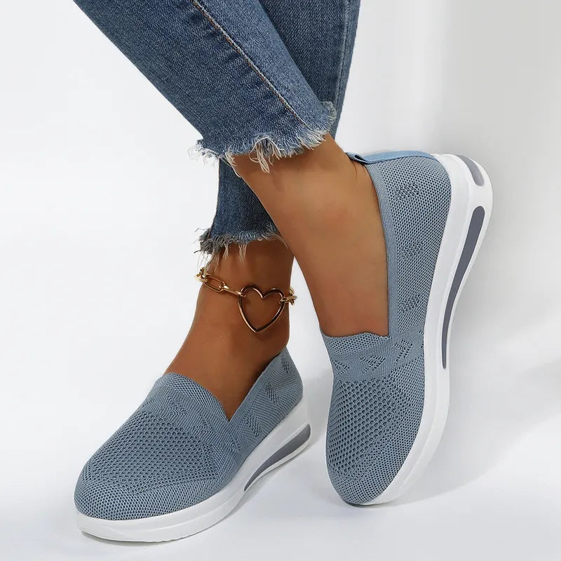 FlexiWalk – Comfort Sneakers - Cyan - 37