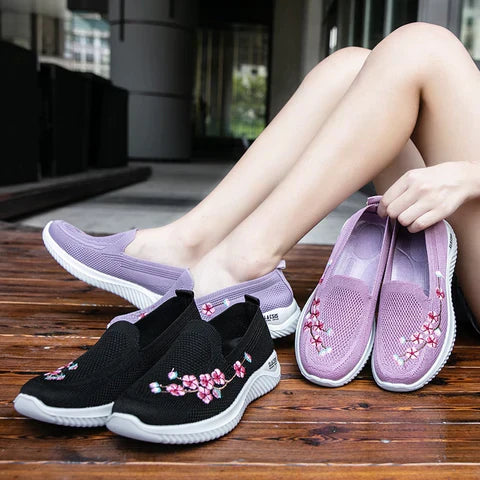 Flower – Comfort Sneakers - Black - 37